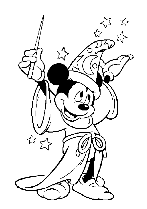 mickey para colorear