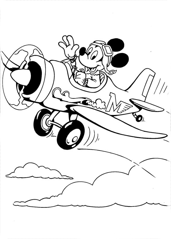 para colorear mickey mouse