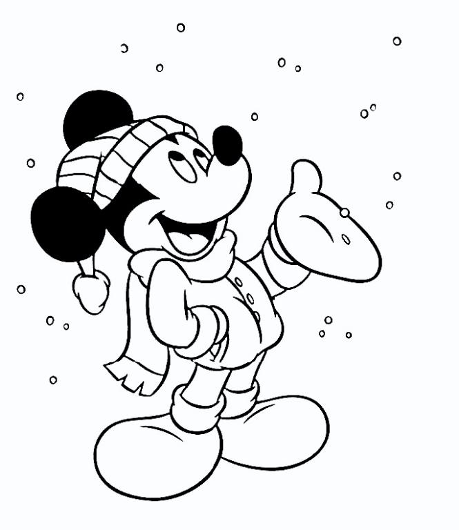 para colorear mickey