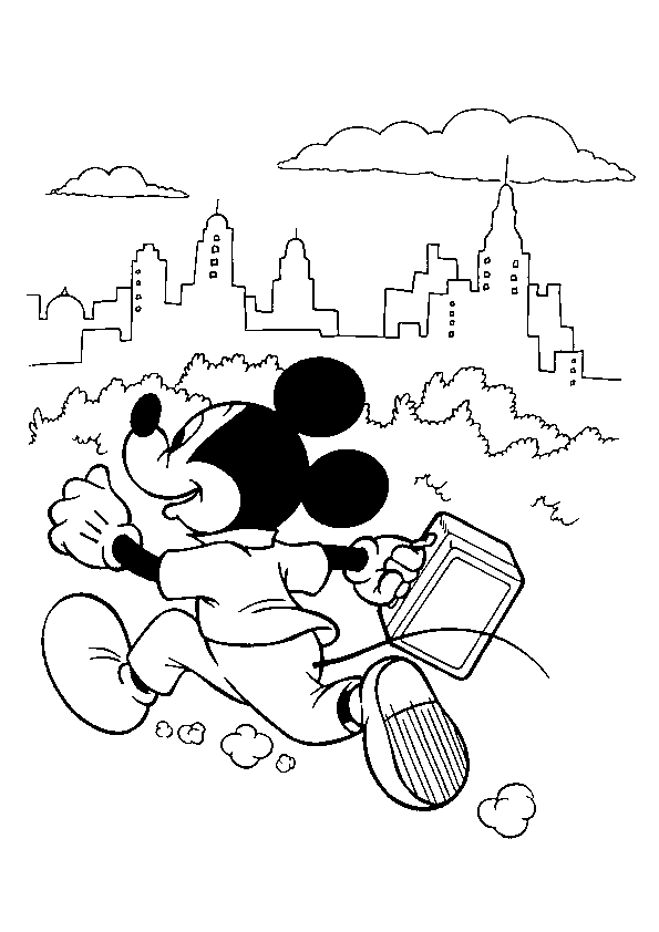 pintar online mickey