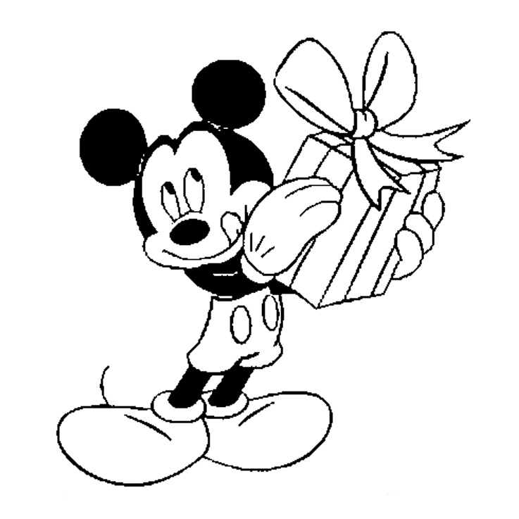 planilla de disney mickey para colorear