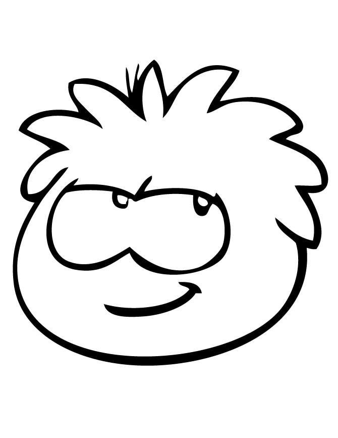 puffles para colorear e imprimir