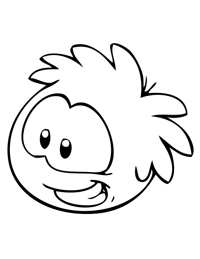 puffles para colorear