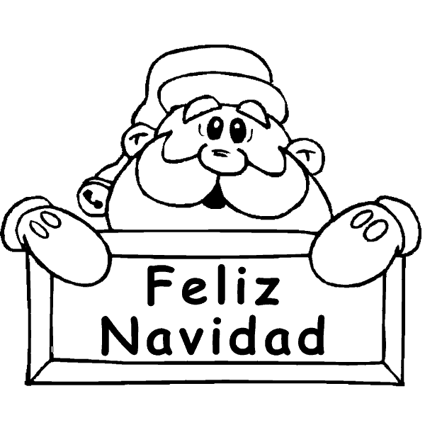 Imagenes de Navidad para colorear e imprimir