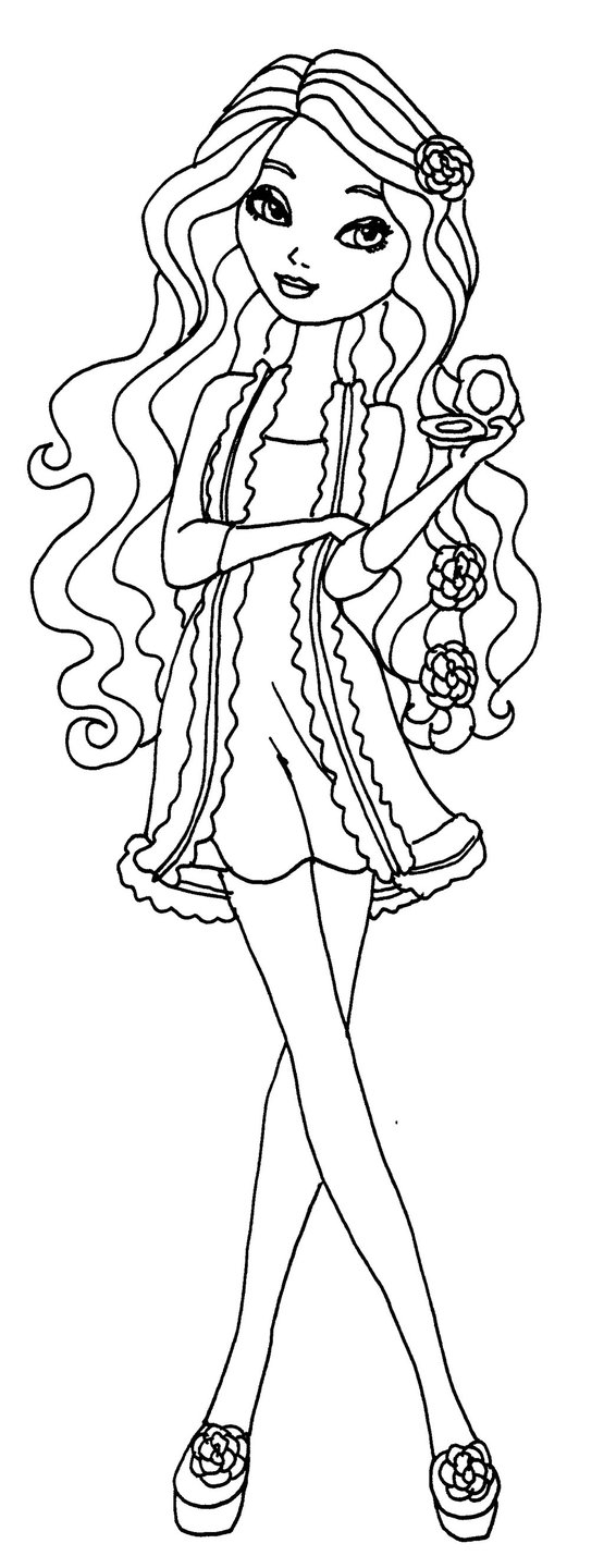 Briar Beauty ever after high para colorear