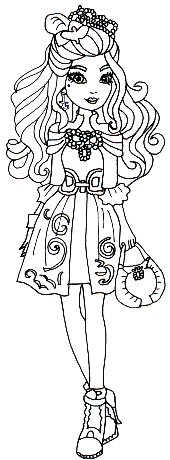 Darling Charming Ever After High para colorear