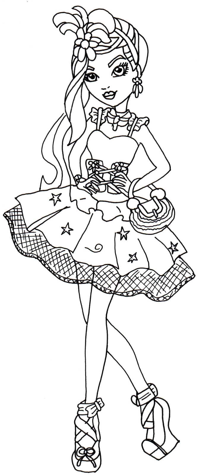 Duquesa Swan Ever After High para colorear