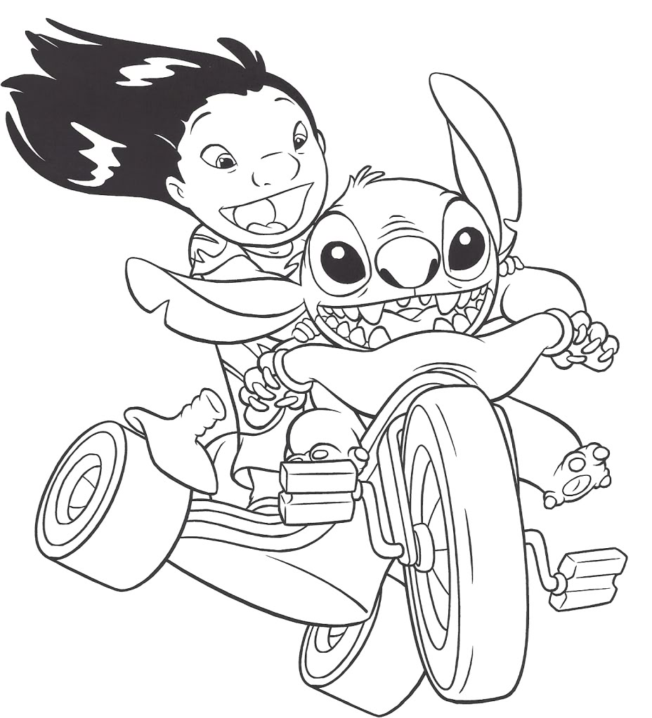 Lilo y Stitch para colorear e imprimir