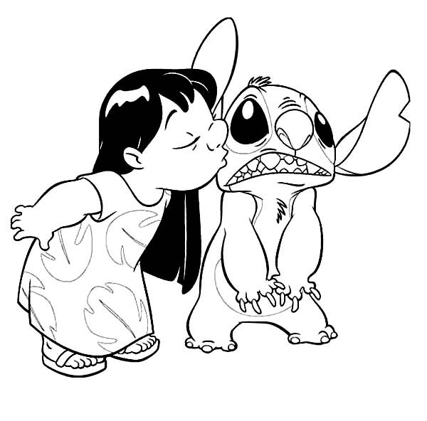 Lilo y Stitch para colorear, pintar e imprimir