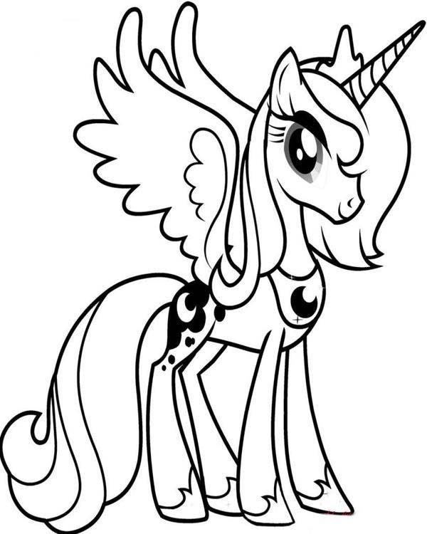 My little pony para colorear en linea