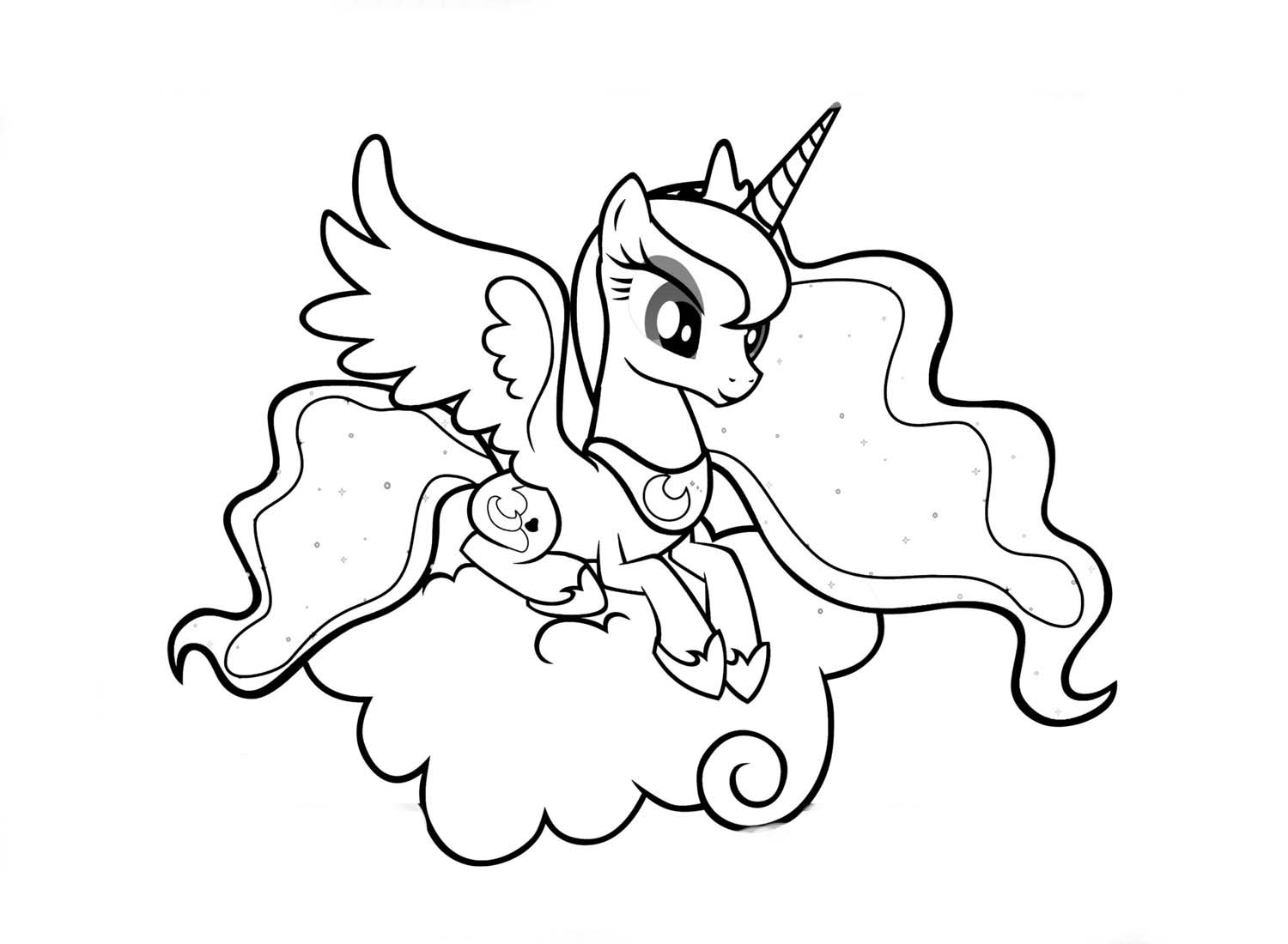 My little pony para colorear online