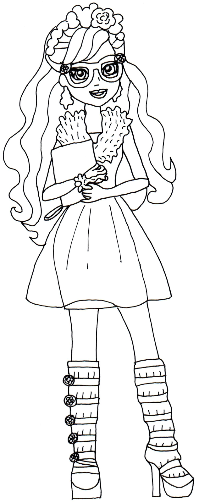 Rosabella Beauty Ever After High para colorear