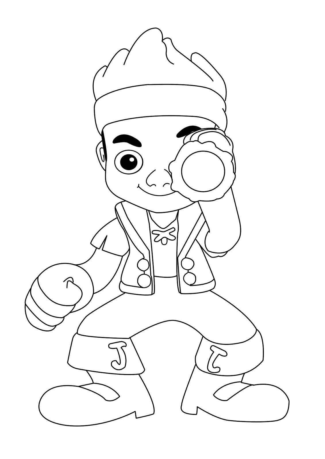 capitan jake dibujos para colorear