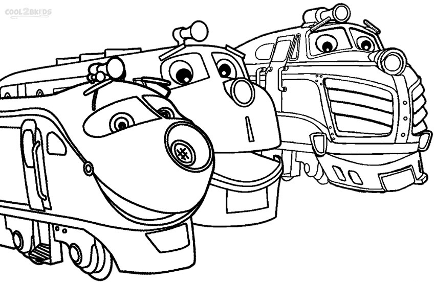 chuggington para colorear