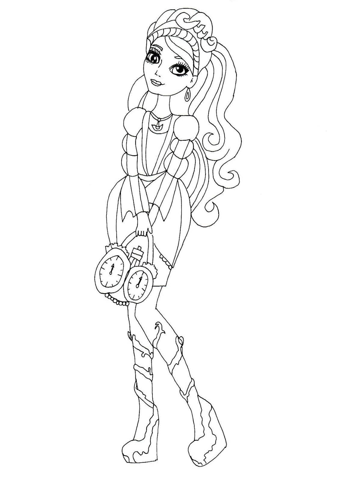 dibujos de ever after high para colorear