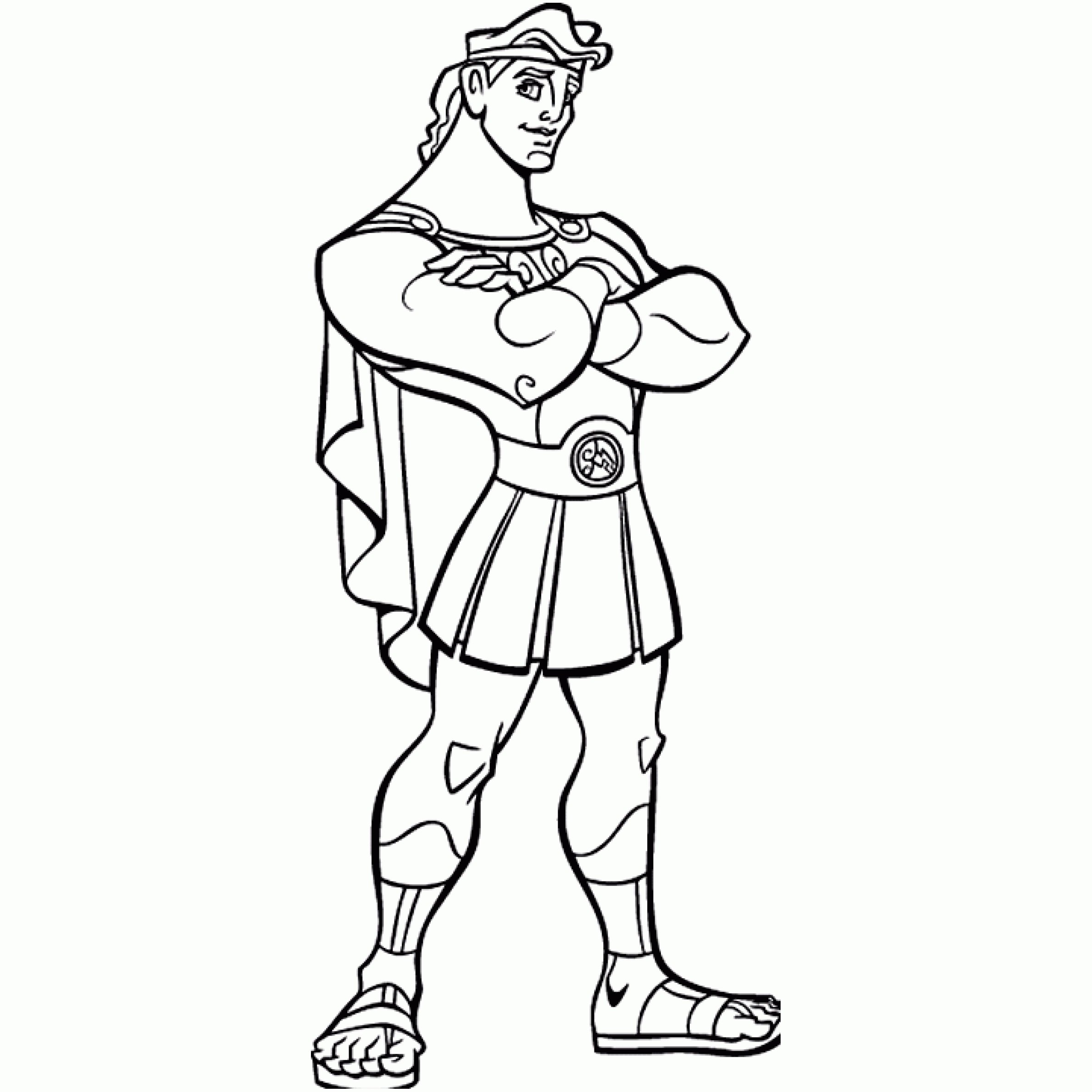 dibujos de hercules para imprimir