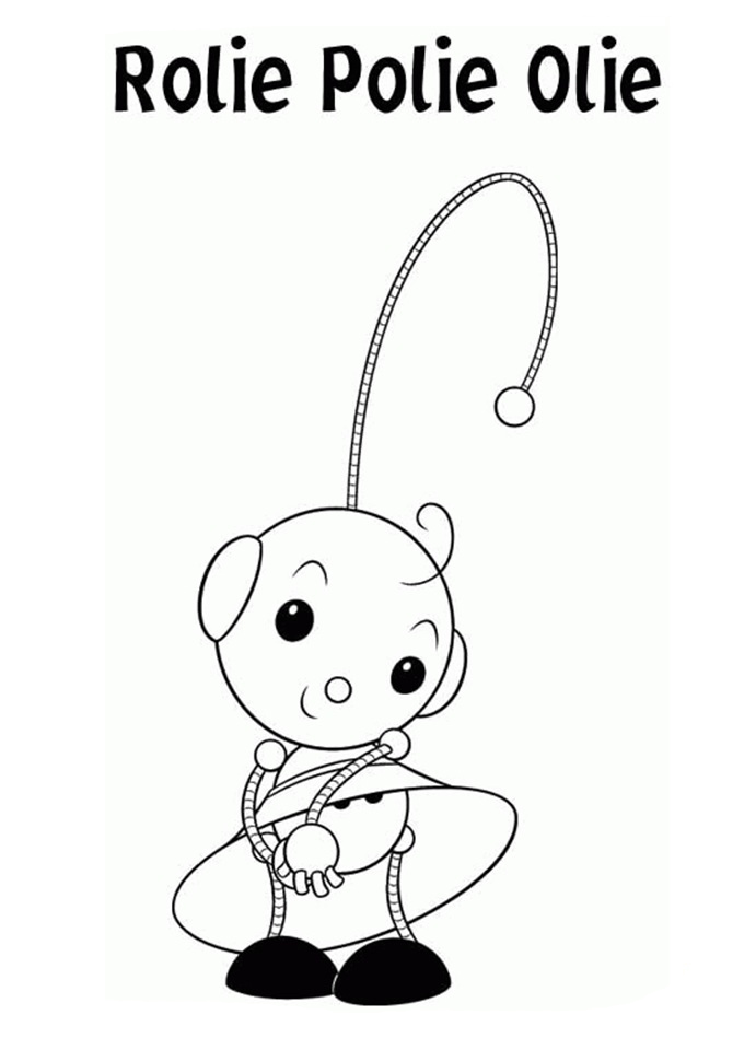 dibujos de rolie polie olie para pintar