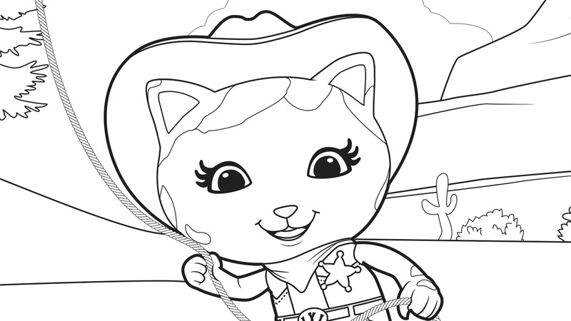 dibujos de sheriff callie para pintar