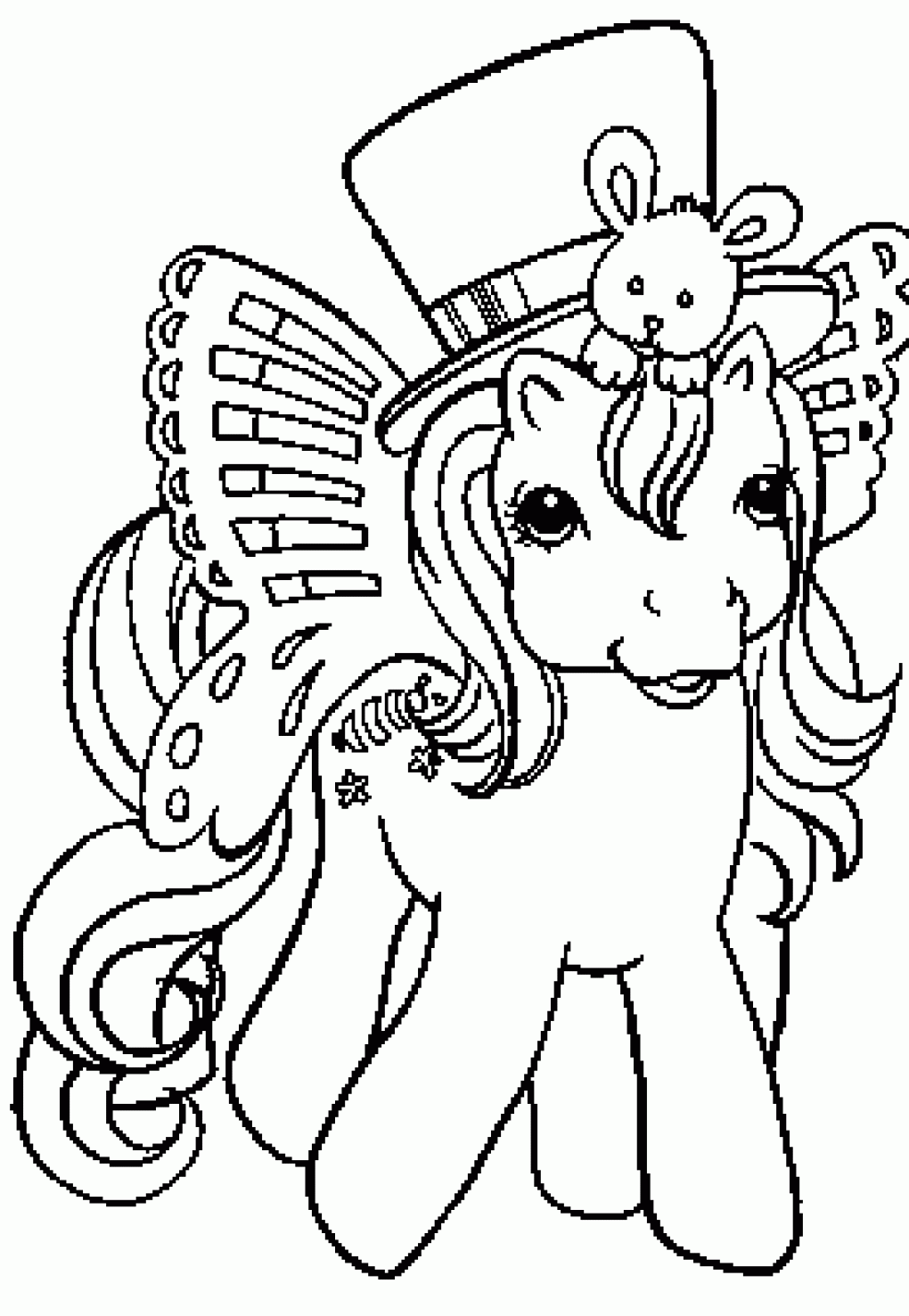 dibujos para colorear My little pony