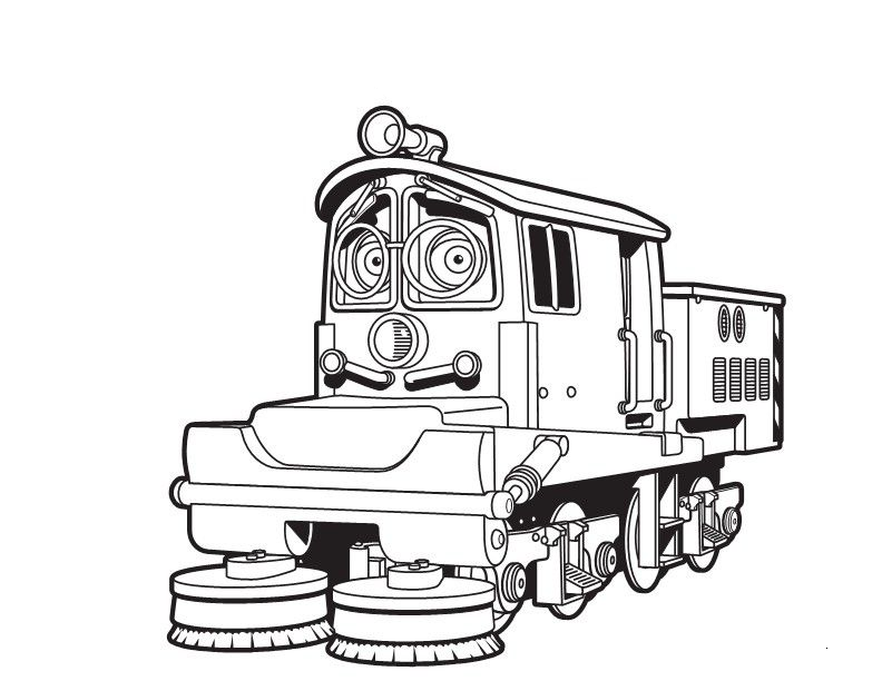 dibujos para colorear chuggington