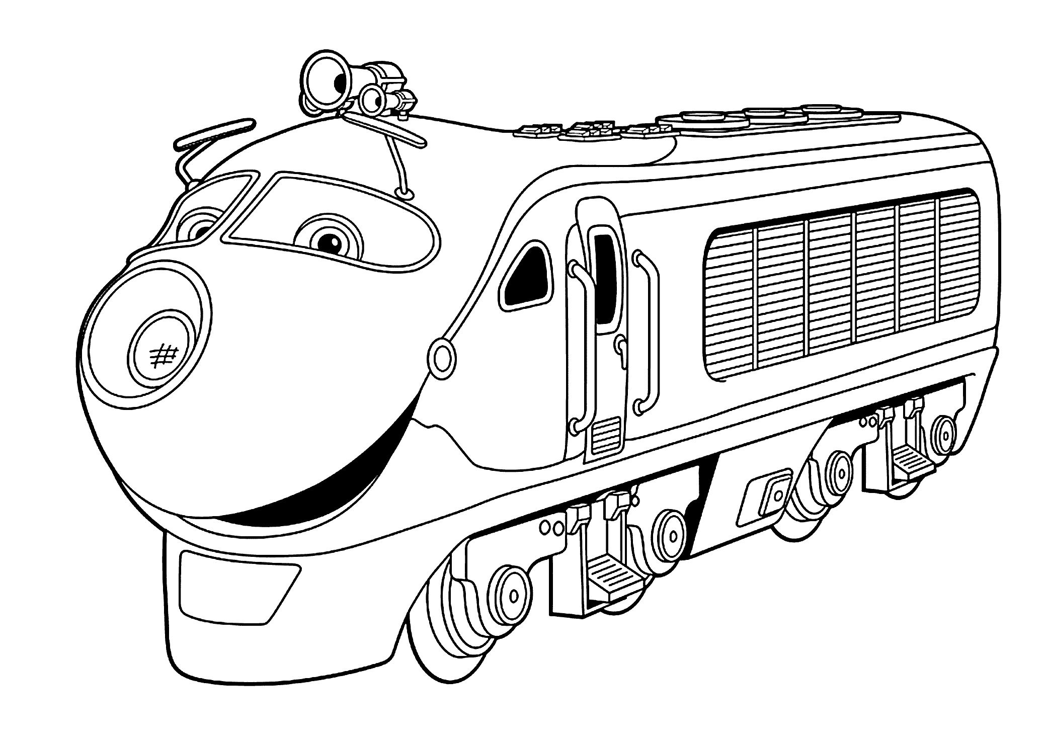 dibujos para colorear de chuggington