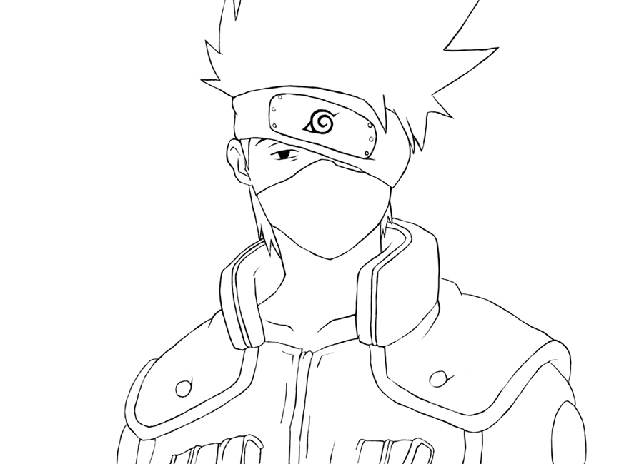 dibujos para colorear de naruto