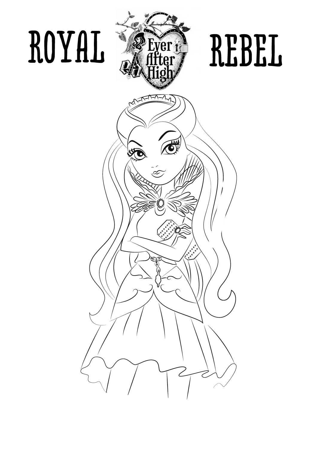 dibujos para imprimir de ever after high