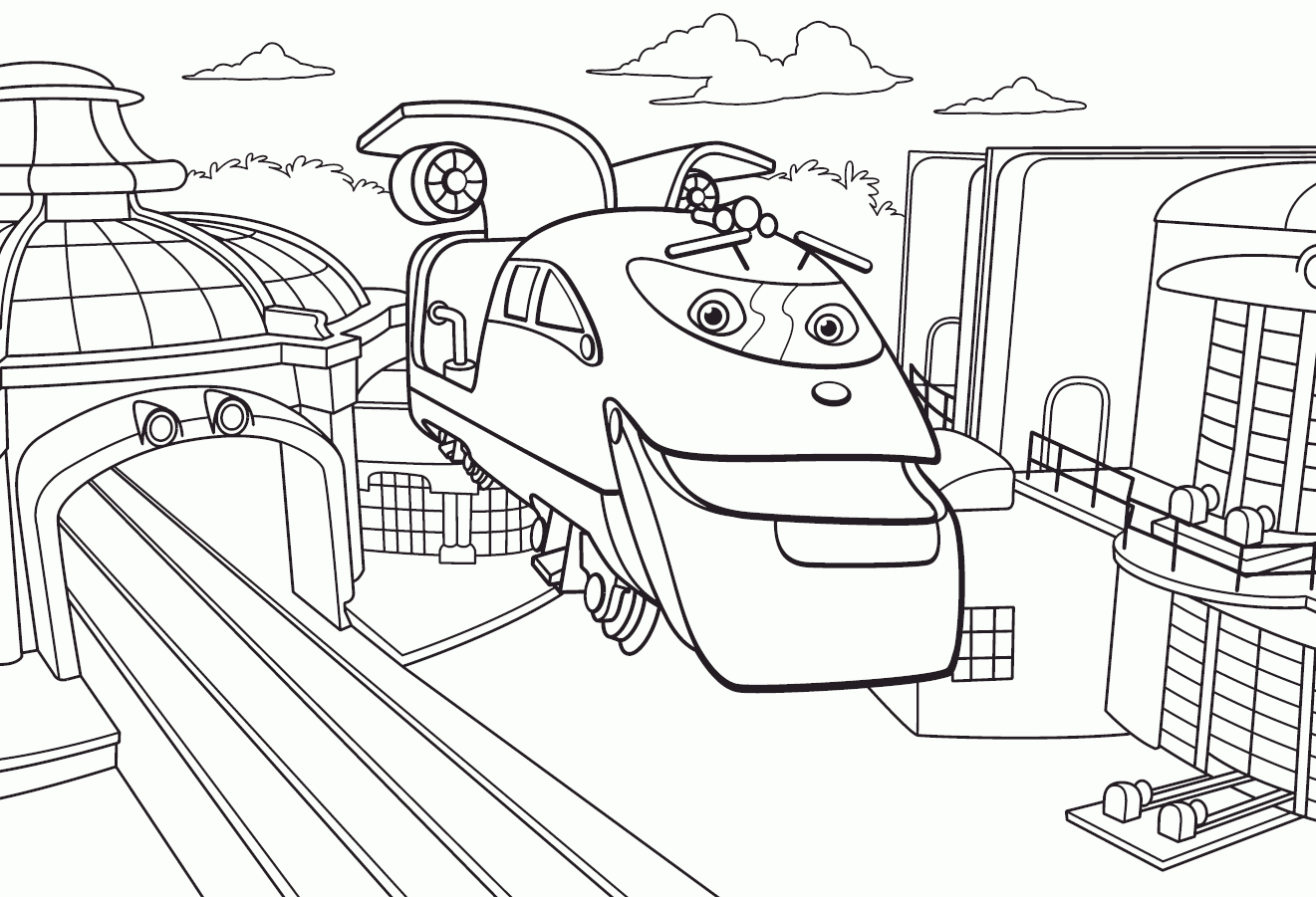 dibujos para pintar de chuggington