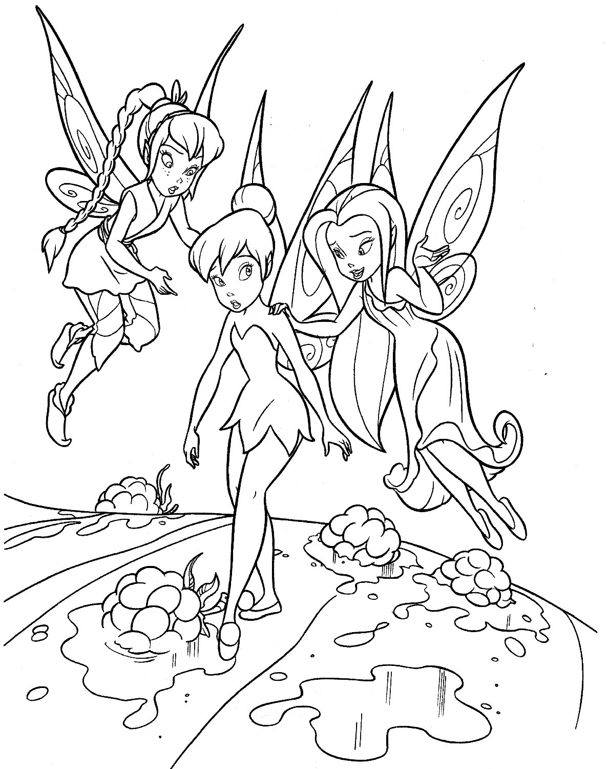 Detalle 36 Imagen Dibujos Para Colorear De Tinkerbell Thptnganamst edu vn