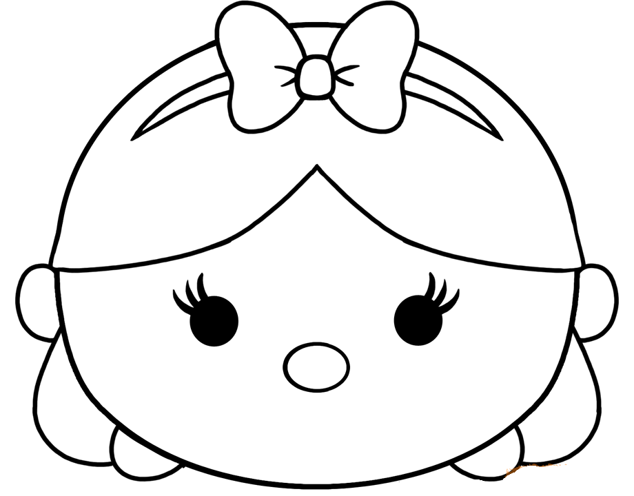 disney tsum tsum para colorear alice