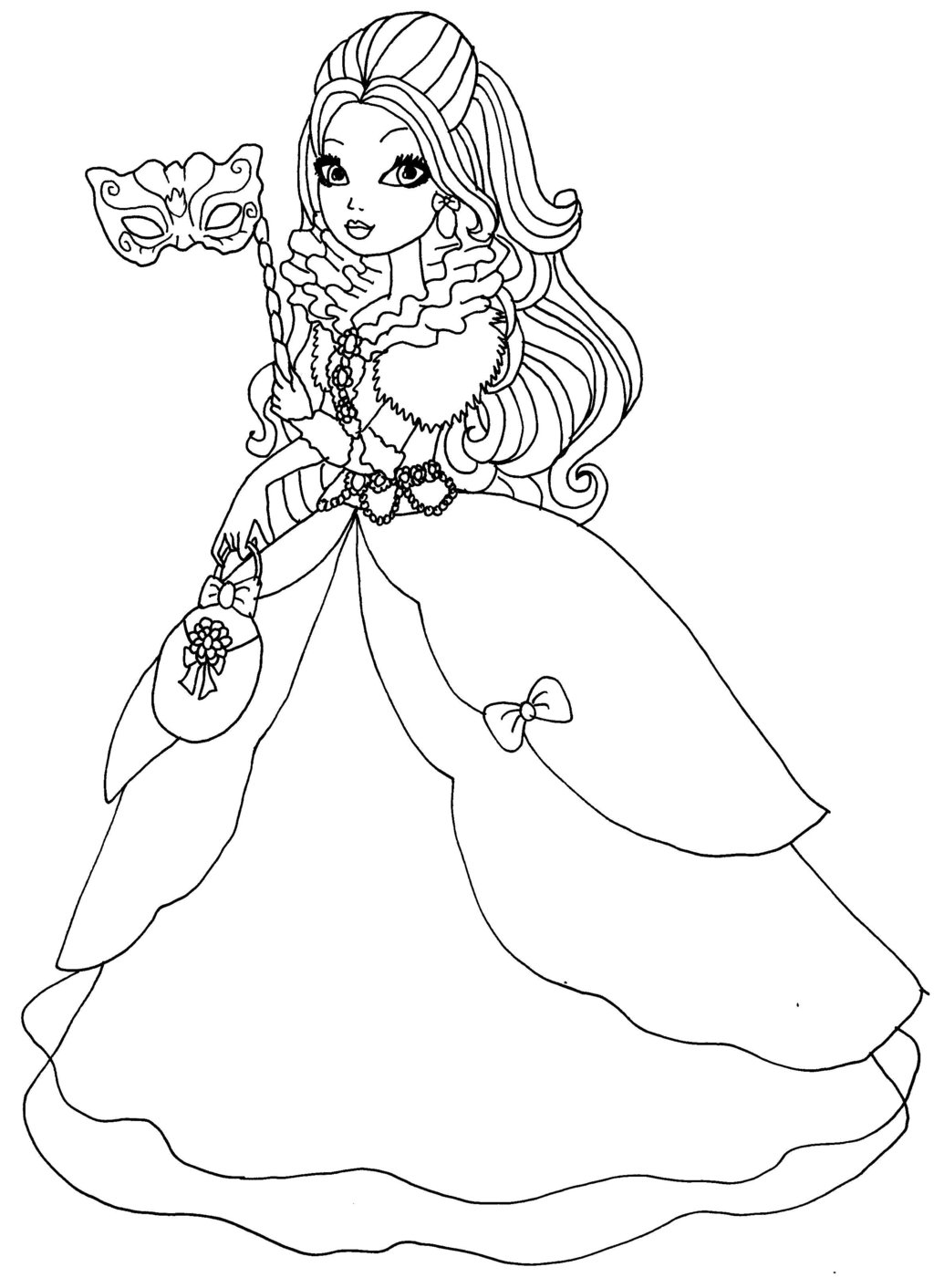 ever after high para colorear