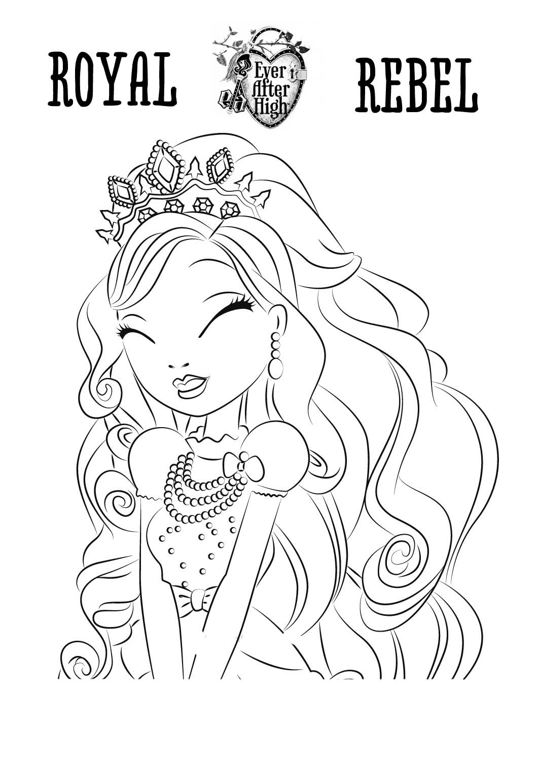 ever after high para pintar