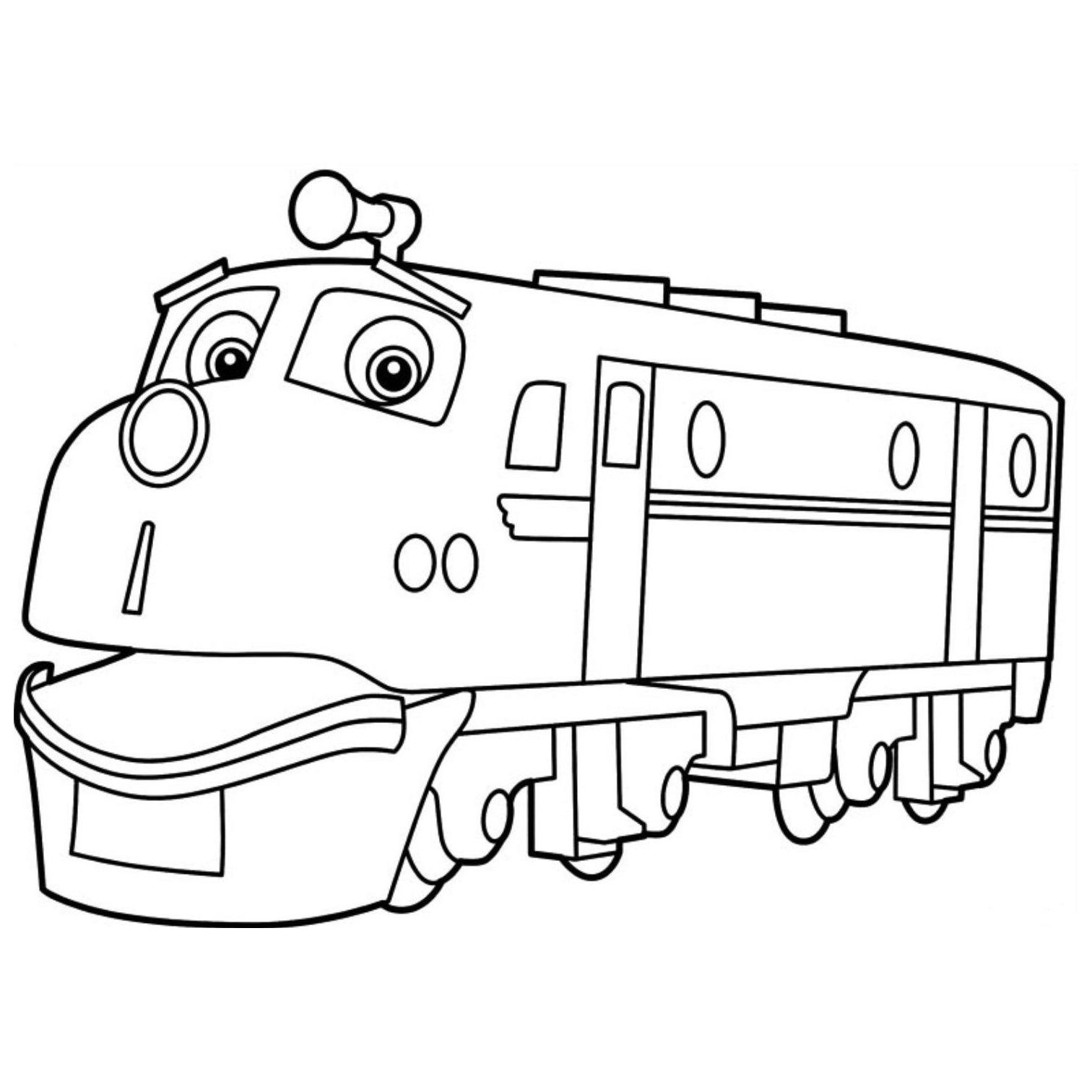 figuras de chuggington para colorear