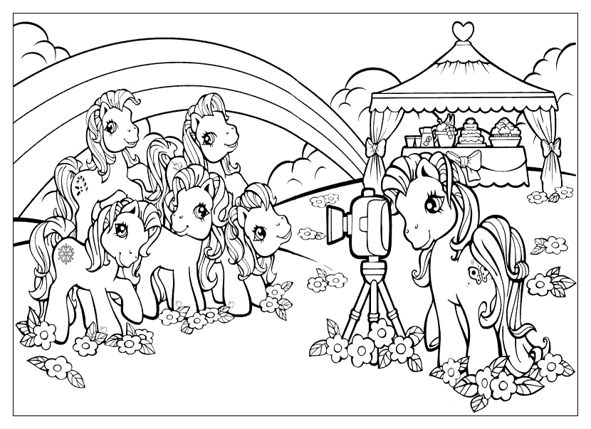 fotos de My little pony para colorear