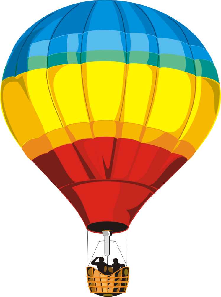 Globo aerostatico para colorear