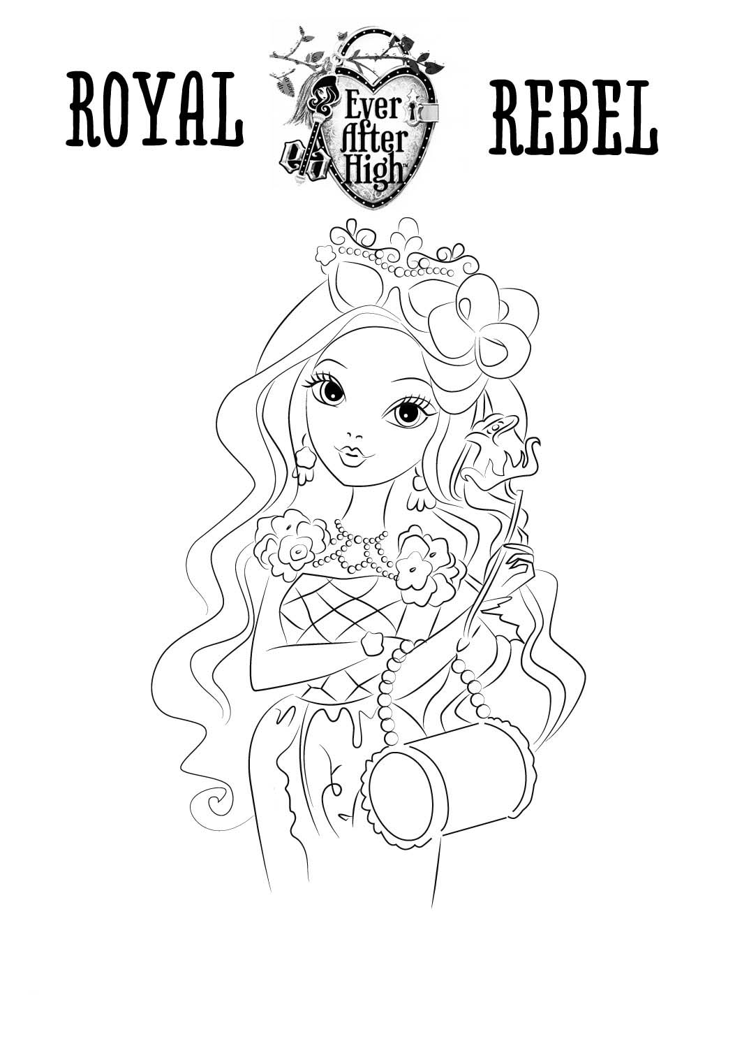 imagenes de ever after high para pintar