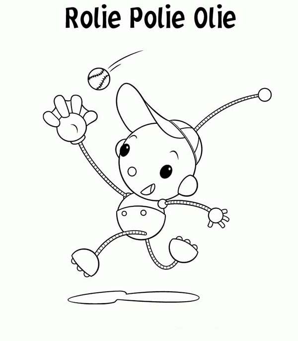 imagenes de rolie polie olie para colorear