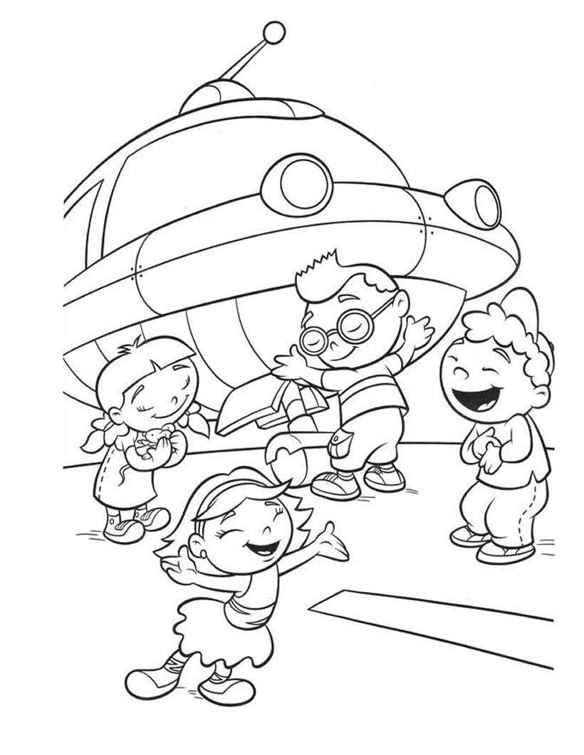 little einsteins para colorear