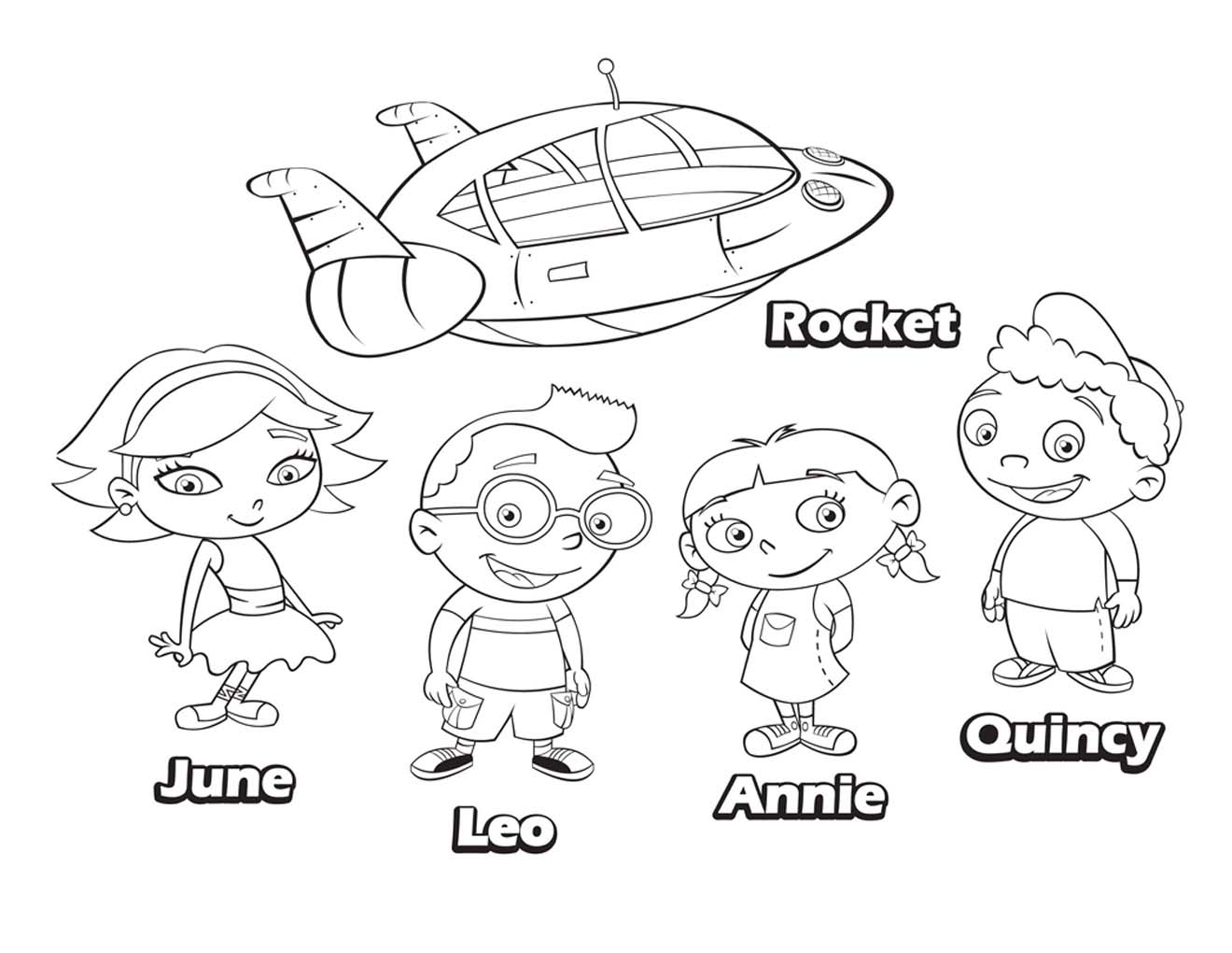 little einsteins para pintar