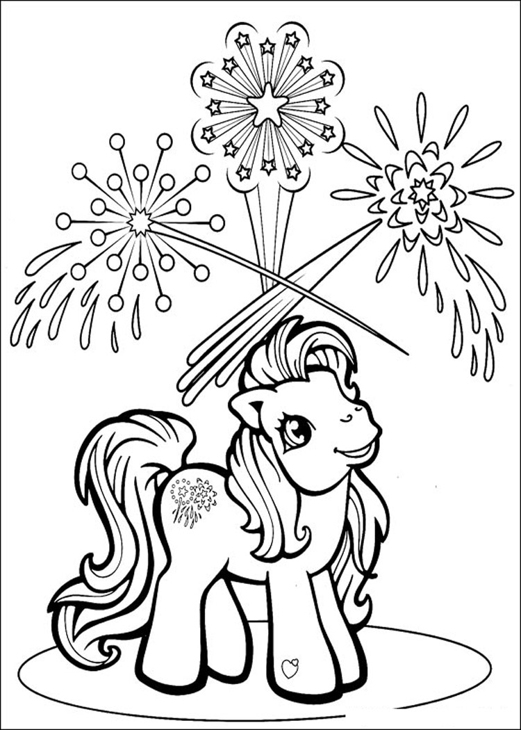 little pony dibujos para colorear