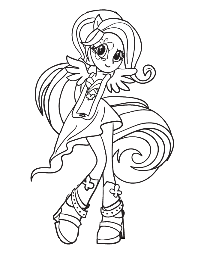 my little pony equestria girls para colorear