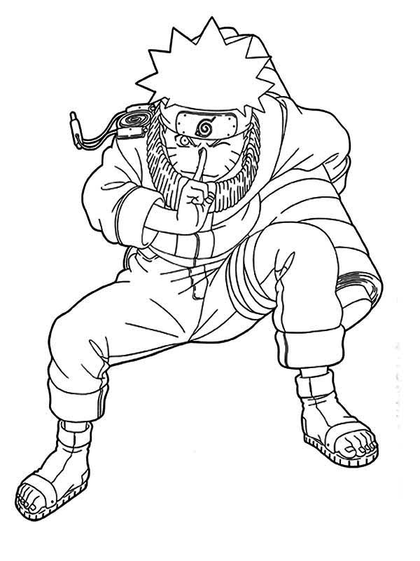 naruto uzumaki para colorear