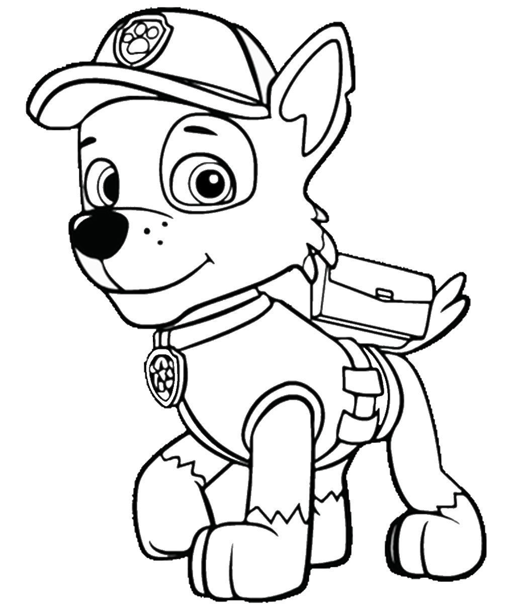 paw patrol para pintar