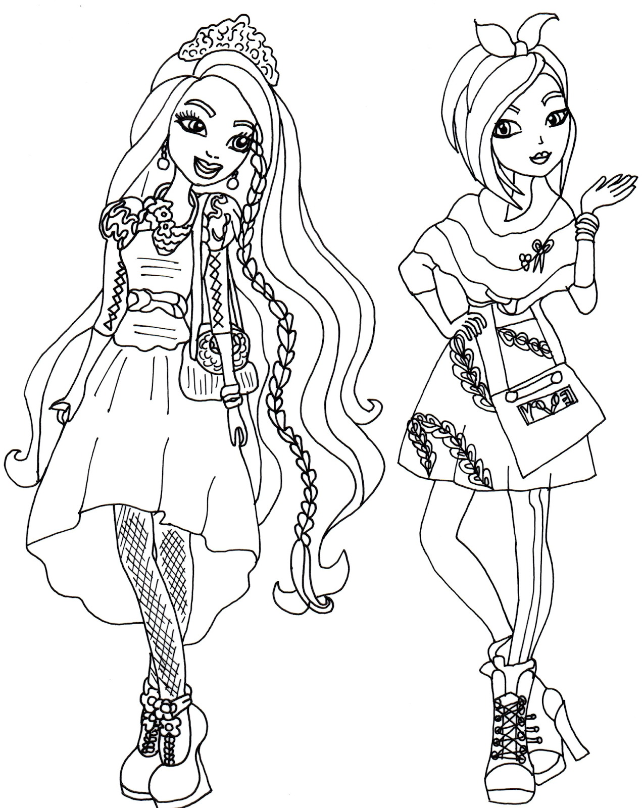 pintar a ever after high