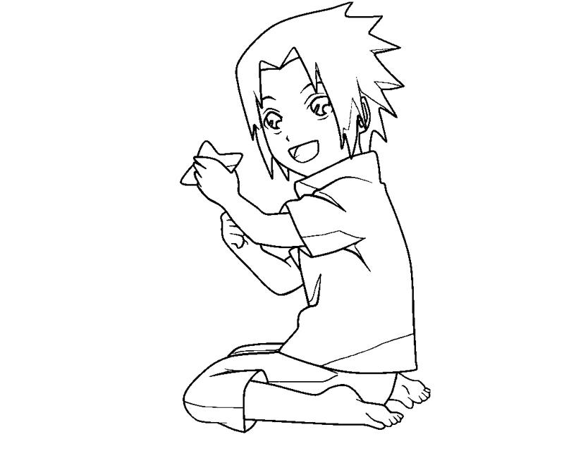 sasuke naruto para pintar