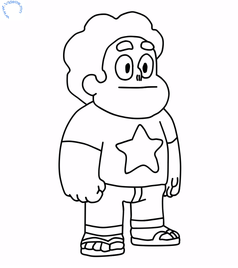 clarence para colorear