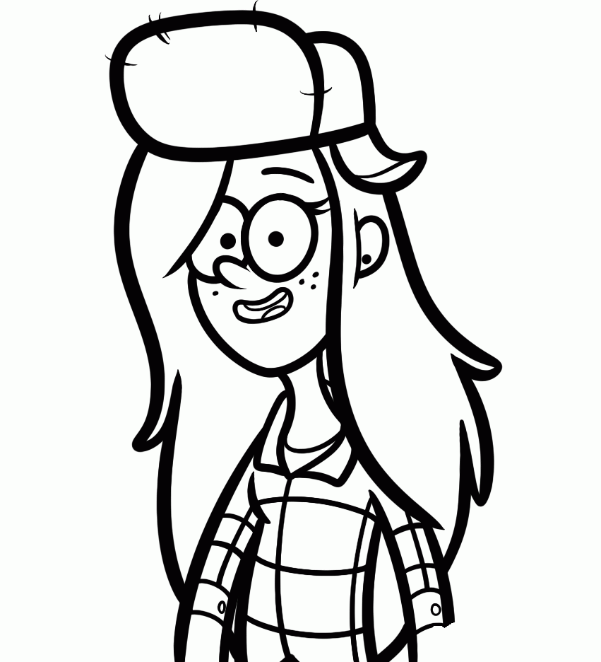 Gravity Falls para colorear, pintar e imprimir