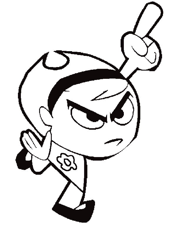 dibujos de billy y mandy para colorear