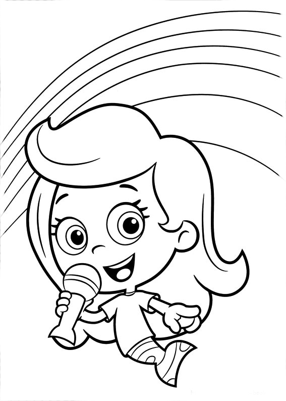 dibujos de bubble guppies para imprimir