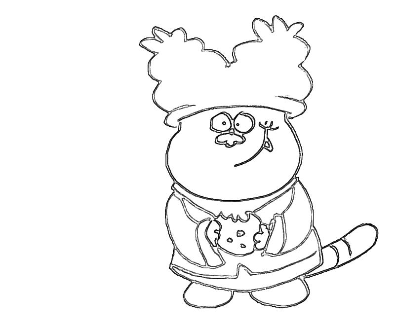 dibujos de chowder para colorear